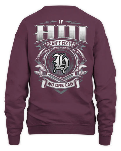 HUI AP81-K4-626 - Personalized Ahmed Quote Apparel “If Ahmed Can't Fix It, No One Can” - Unisex Sweatshirt - Maroon