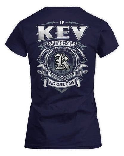KEV AP81-K4-626 - Personalized Ahmed Quote Apparel “If Ahmed Can't Fix It, No One Can” - Women's Standard T-Shirt - Navy
