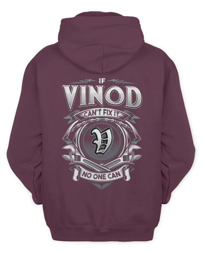 VINOD AP81-K4-626 - Personalized Ahmed Quote Apparel “If Ahmed Can't Fix It, No One Can” - Unisex Hoodie - Maroon