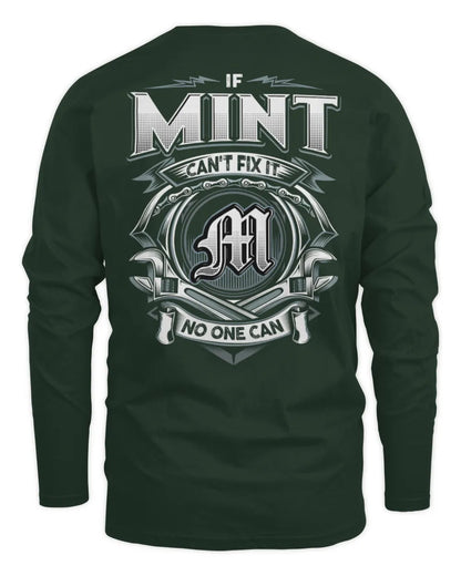 MINT AP81-K4-626 - Personalized Ahmed Quote Apparel “If Ahmed Can't Fix It, No One Can” - Men's Long Sleeved T-Shirt - Forest Green