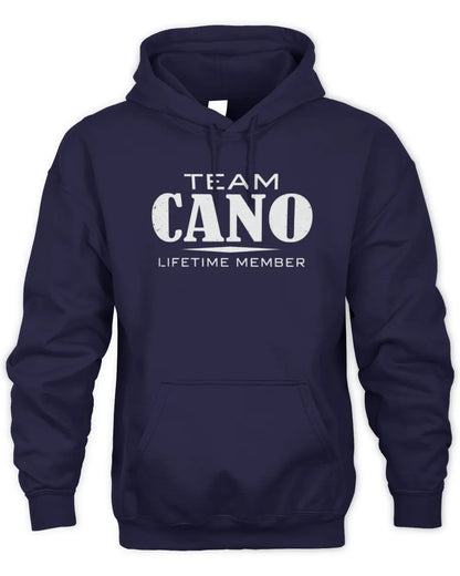 CANO BL62-K4-128 - Personalized “Team NAME Lifetime Member” - Unisex Hoodie - Navy