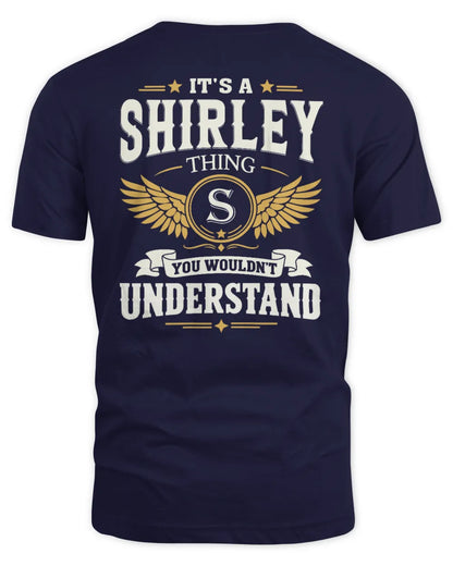 SHIRLEY KT06-M008 It’s a [NAME] Thing – You Wouldn’t Understand | Personalized Vintage T-Shirt - Unisex Standard T-Shirt - Navy