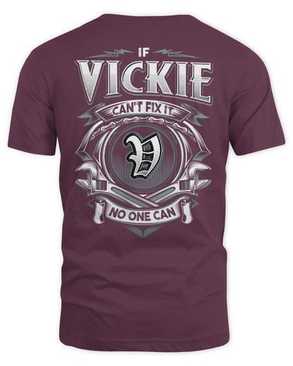 VICKIE AP81-K4-626 - Personalized Ahmed Quote Apparel “If Ahmed Can't Fix It, No One Can” - Unisex Standard T-Shirt - Maroon
