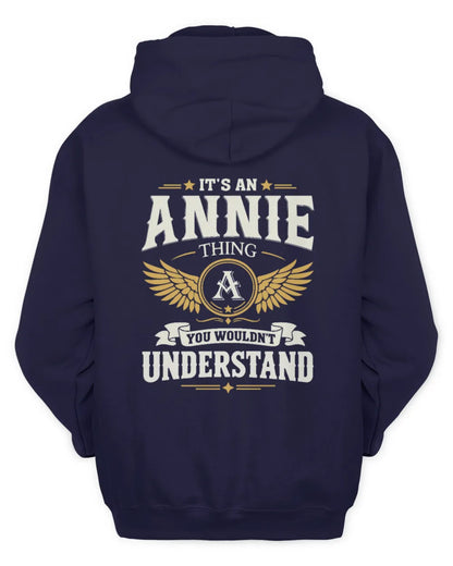 ANNIE KT06-M008 It’s a [NAME] Thing – You Wouldn’t Understand | Personalized Vintage T-Shirt - Unisex Hoodie - Navy
