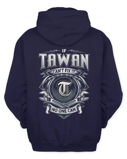 TAWAN AP81-K4-626 - Personalized Ahmed Quote Apparel “If Ahmed Can't Fix It, No One Can” - Unisex Hoodie - Navy