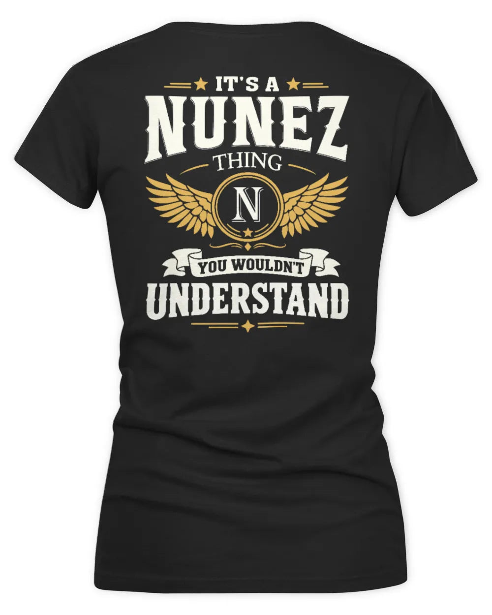NUNEZ KT06-M008 It’s a [NAME] Thing – You Wouldn’t Understand | Personalized Vintage T-Shirt - Women's V-Neck T-Shirt - Black