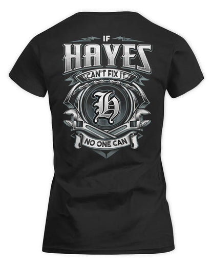 HAYES AP81-K4-626 - Personalized Ahmed Quote Apparel “If Ahmed Can't Fix It, No One Can” - Women's Standard T-Shirt - Black