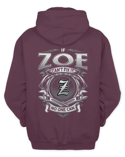 ZOE AP81-K4-626 - Personalized Ahmed Quote Apparel “If Ahmed Can't Fix It, No One Can” - Unisex Hoodie - Maroon