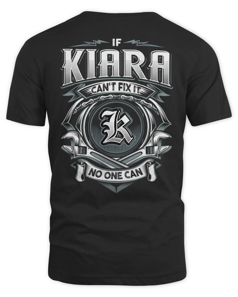 KIARA AP81-K4-626 - Personalized Ahmed Quote Apparel “If Ahmed Can't Fix It, No One Can” - Unisex Standard T-Shirt - Black
