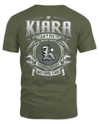 KIARA AP81-K4-626 - Personalized Ahmed Quote Apparel “If Ahmed Can't Fix It, No One Can” - Unisex Standard T-Shirt - Military Green