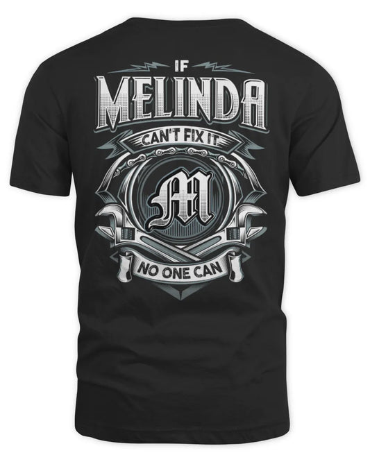 MELINDA AP81-K4-626 - Personalized Ahmed Quote Apparel “If Ahmed Can't Fix It, No One Can” - Unisex Standard T-Shirt - Black