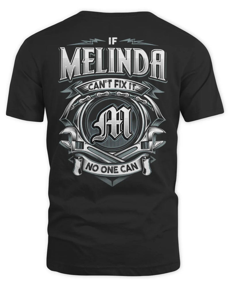 MELINDA AP81-K4-626 - Personalized Ahmed Quote Apparel “If Ahmed Can't Fix It, No One Can” - Unisex Standard T-Shirt - Black