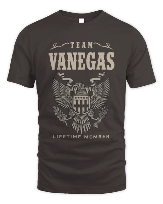 VANEGAS TP06-K82 – Personalized Classic Style Apparel “Team NAME Lifetime Member”