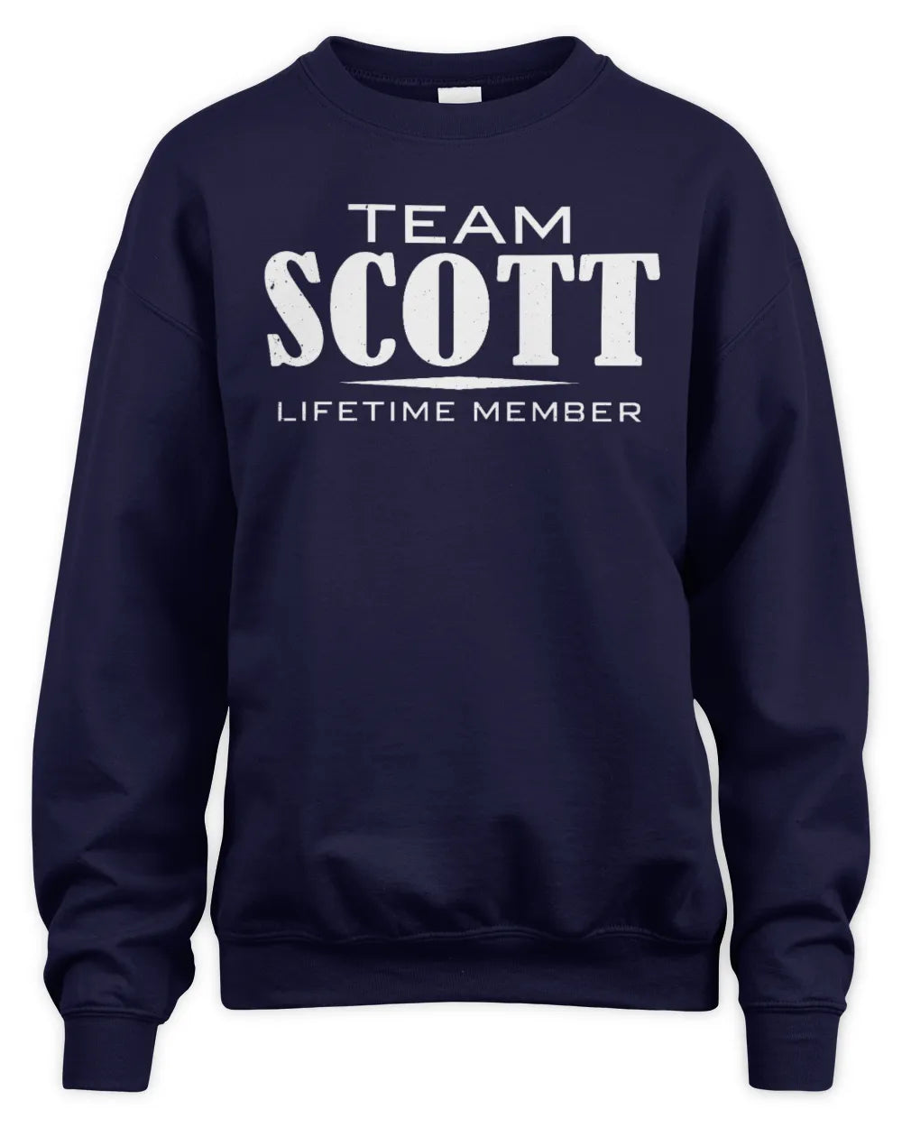 SCOTT BL62-K4-128 - Personalized “Team NAME Lifetime Member” - Unisex Sweatshirt - Navy