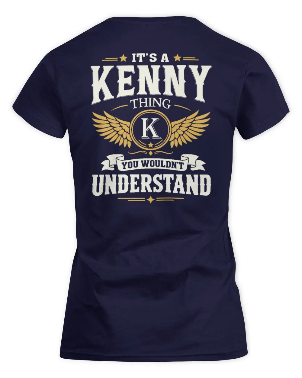 KENNY KT06-M008 It’s a [NAME] Thing – You Wouldn’t Understand | Personalized Vintage T-Shirt - Women's Standard T-Shirt - Navy
