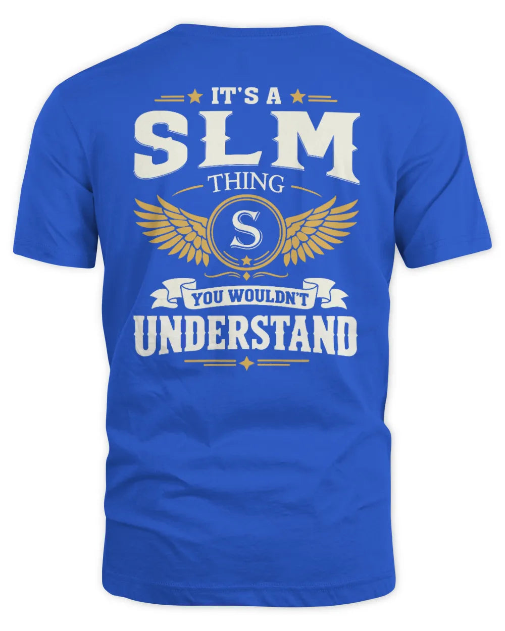 SLM KT06-M008 It’s a [NAME] Thing – You Wouldn’t Understand | Personalized Vintage T-Shirt - Unisex Standard T-Shirt - Royal