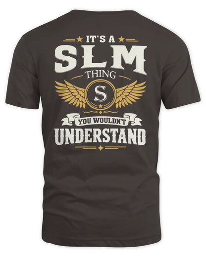 SLM KT06-M008 It’s a [NAME] Thing – You Wouldn’t Understand | Personalized Vintage T-Shirt - Unisex Standard T-Shirt - Dark Chocolate