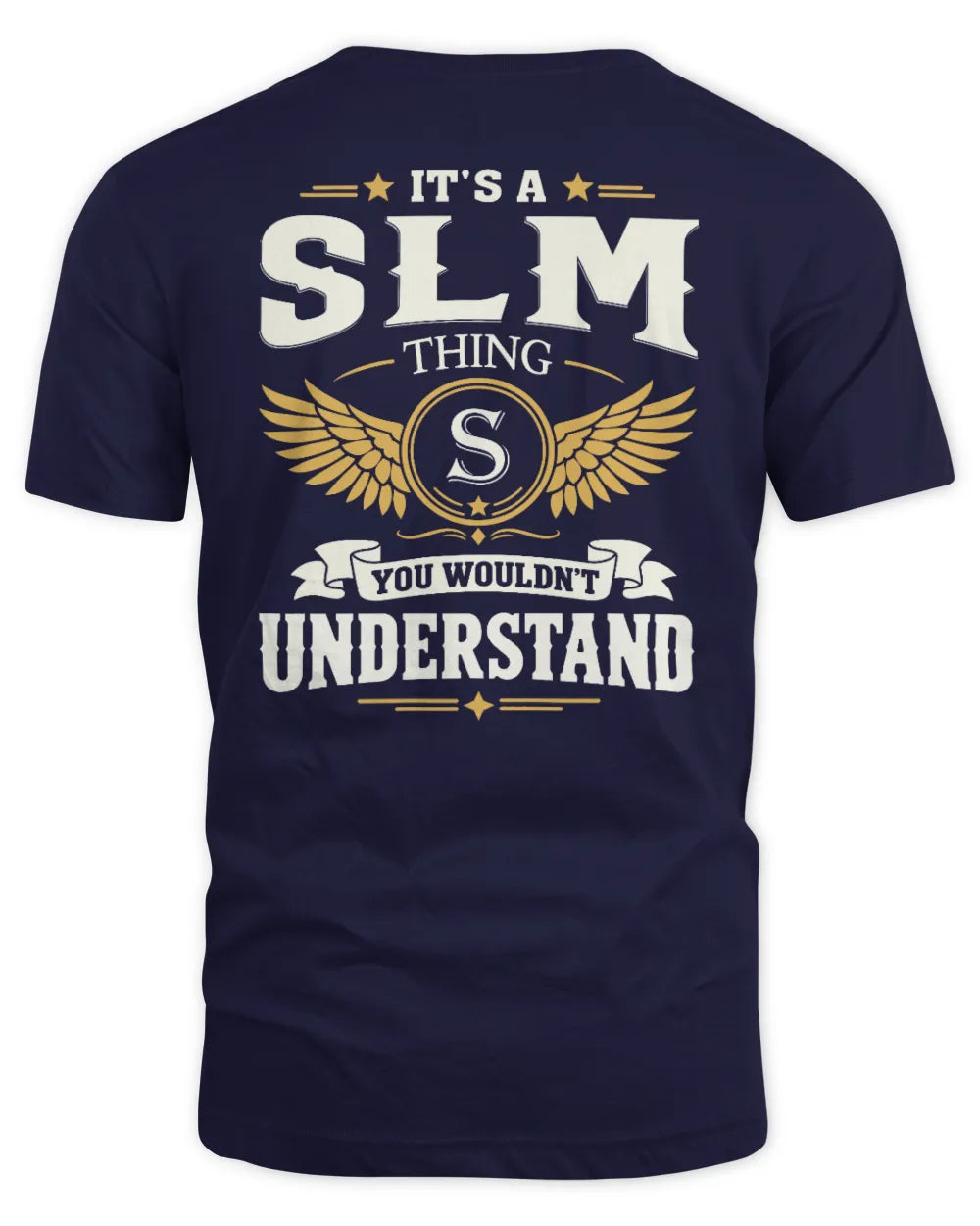SLM KT06-M008 It’s a [NAME] Thing – You Wouldn’t Understand | Personalized Vintage T-Shirt - Unisex Standard T-Shirt - Navy