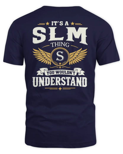 SLM KT06-M008 It’s a [NAME] Thing – You Wouldn’t Understand | Personalized Vintage T-Shirt - Unisex Standard T-Shirt - Navy