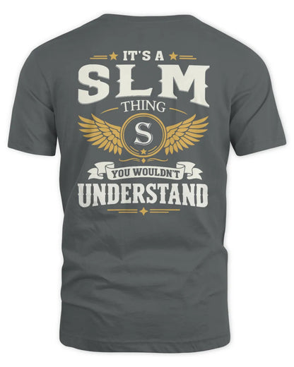 SLM KT06-M008 It’s a [NAME] Thing – You Wouldn’t Understand | Personalized Vintage T-Shirt - Unisex Standard T-Shirt - Charcoal