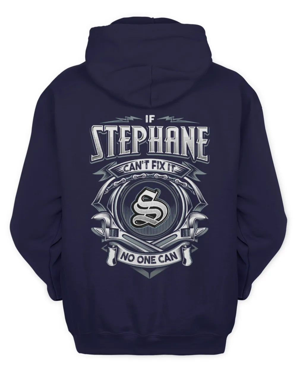 STEPHANE AP81-K4-626 - Personalized Ahmed Quote Apparel “If Ahmed Can't Fix It, No One Can” - Unisex Hoodie - Navy