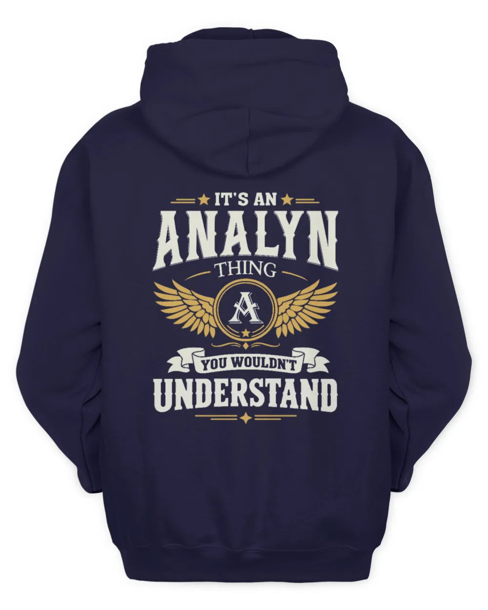 ANALYN KT06-M008 It’s a [NAME] Thing – You Wouldn’t Understand | Personalized Vintage T-Shirt - Unisex Hoodie - Navy