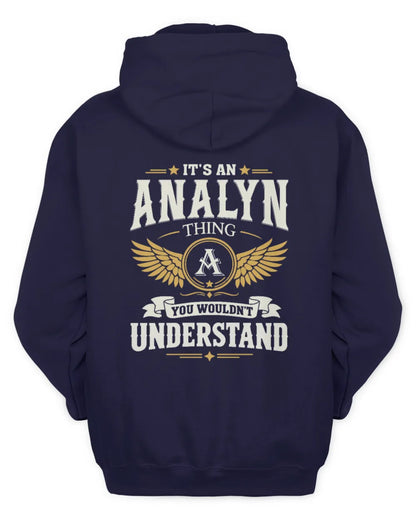 ANALYN KT06-M008 It’s a [NAME] Thing – You Wouldn’t Understand | Personalized Vintage T-Shirt - Unisex Hoodie - Navy