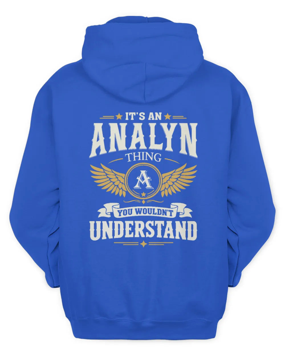 ANALYN KT06-M008 It’s a [NAME] Thing – You Wouldn’t Understand | Personalized Vintage T-Shirt - Unisex Hoodie - Royal