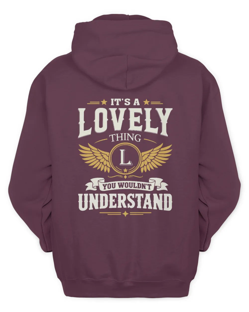 LOVELY KT06-M008 It’s a [NAME] Thing – You Wouldn’t Understand | Personalized Vintage T-Shirt - Unisex Hoodie - Maroon