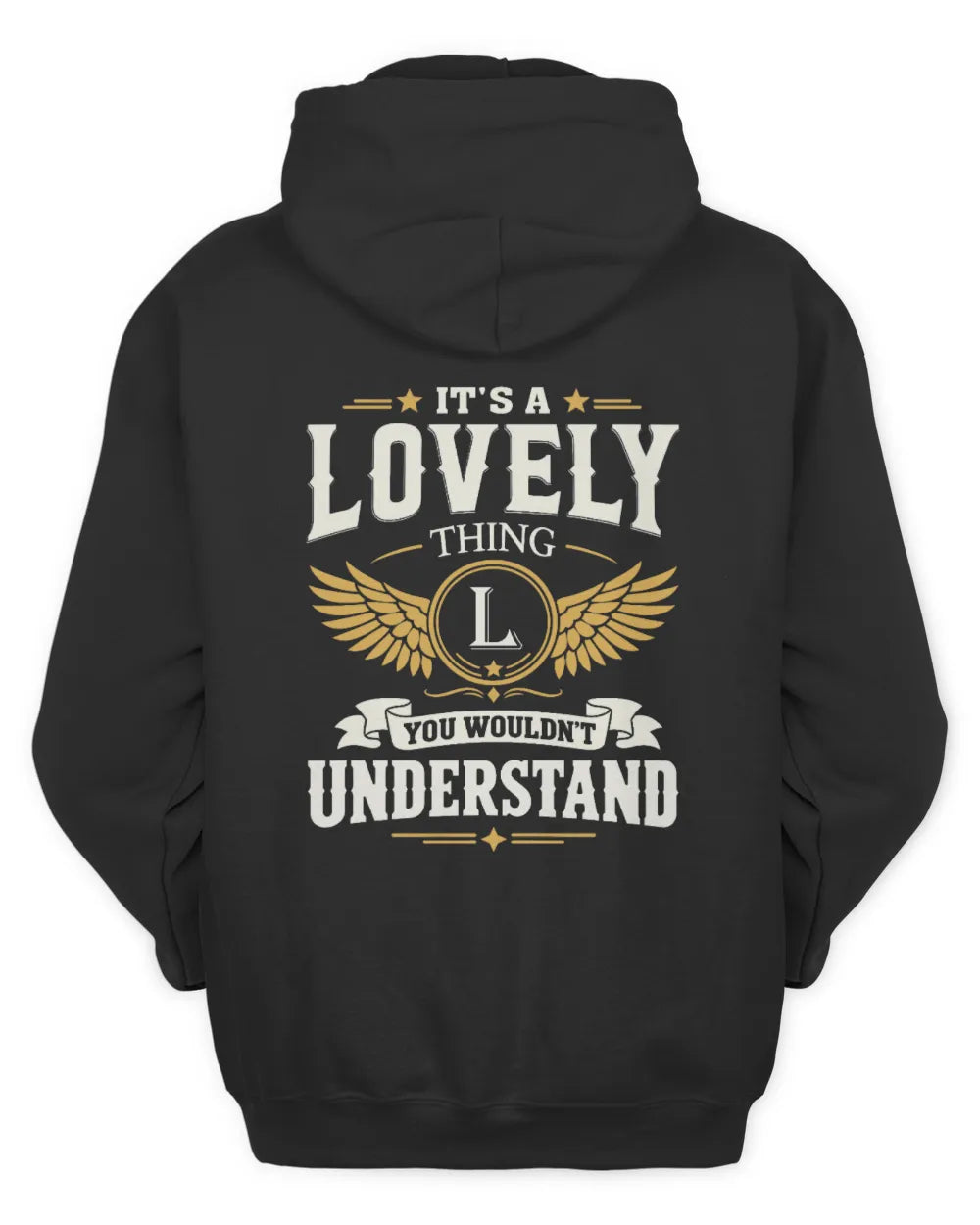 LOVELY KT06-M008 It’s a [NAME] Thing – You Wouldn’t Understand | Personalized Vintage T-Shirt - Unisex Hoodie - Black