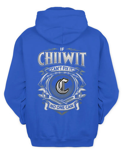 CHIIWIT AP81-K4-626 - Personalized Ahmed Quote Apparel “If Ahmed Can't Fix It, No One Can” - Unisex Hoodie - Royal