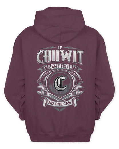 CHIIWIT AP81-K4-626 - Personalized Ahmed Quote Apparel “If Ahmed Can't Fix It, No One Can” - Unisex Hoodie - Maroon
