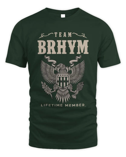 BRHYM TP06-K82 – Personalized Classic Style Apparel “Team NAME Lifetime Member” - Unisex Standard T-Shirt - Forest Green