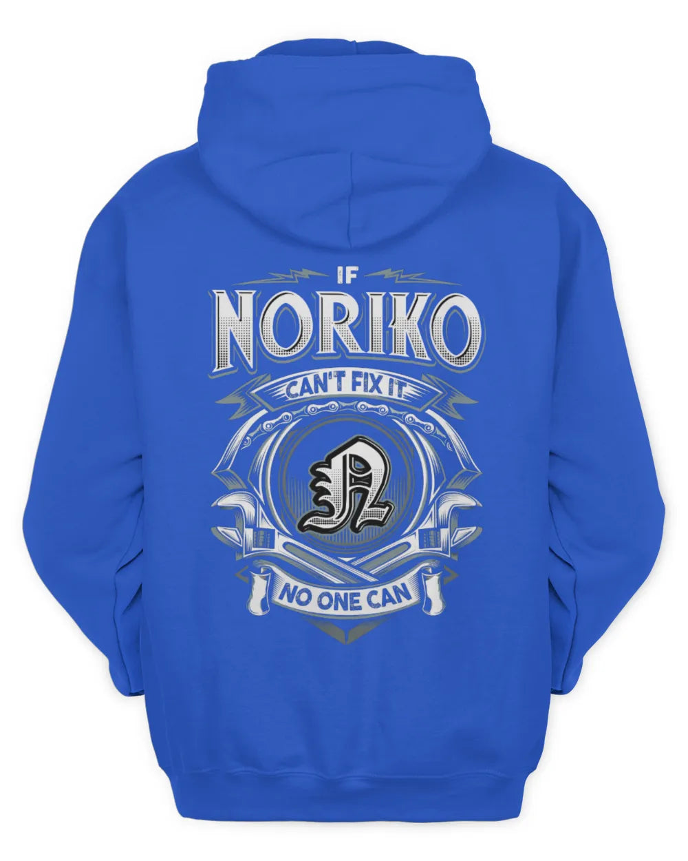 NORIKO AP81-K4-626 - Personalized Ahmed Quote Apparel “If Ahmed Can't Fix It, No One Can” - Unisex Hoodie - Royal