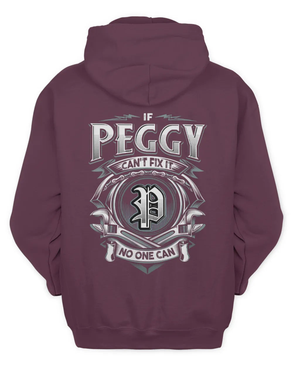 PEGGY AP81-K4-626 - Personalized Ahmed Quote Apparel “If Ahmed Can't Fix It, No One Can” - Unisex Hoodie - Maroon