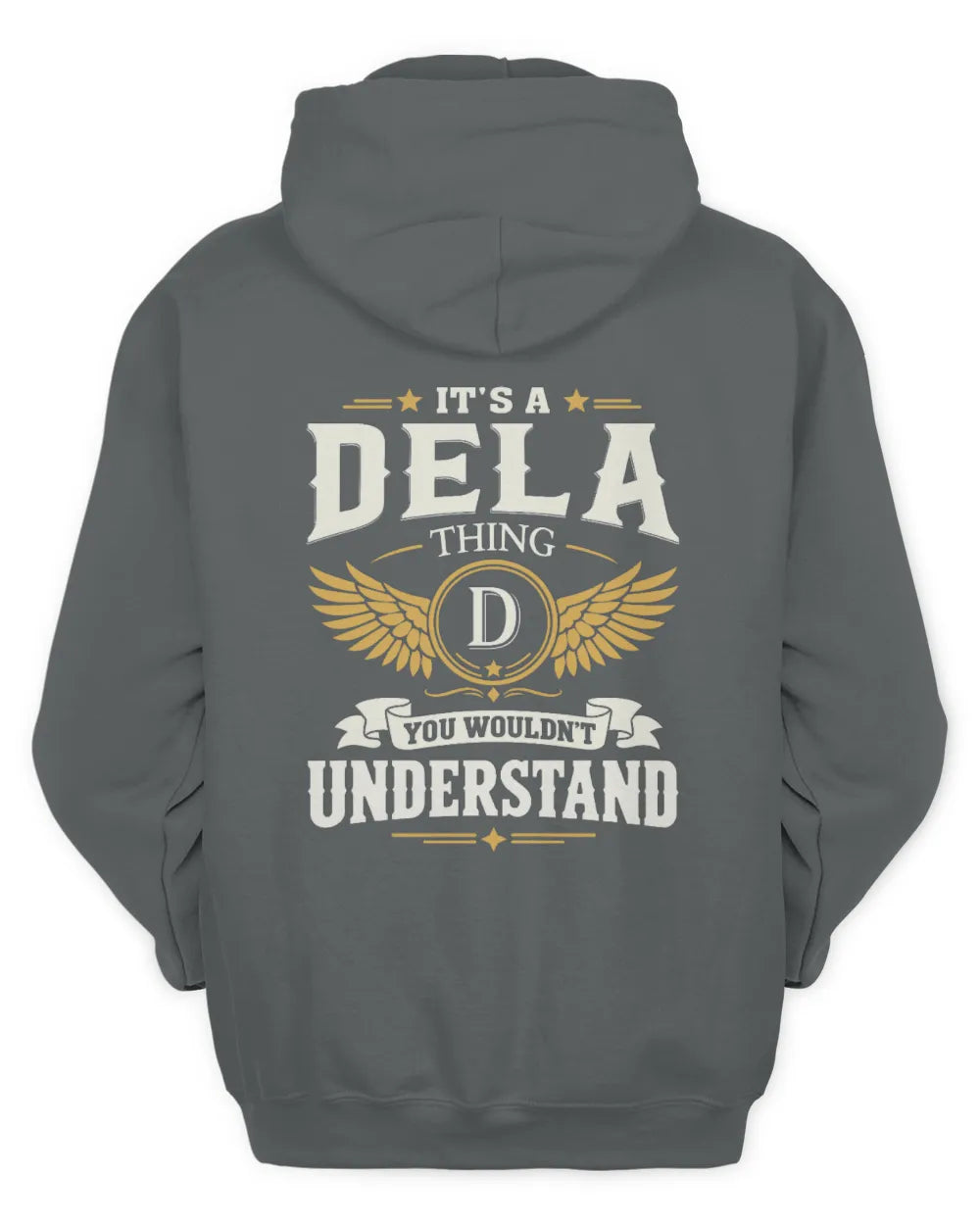 DELA KT06-M008 It’s a [NAME] Thing – You Wouldn’t Understand | Personalized Vintage T-Shirt - Unisex Hoodie - Charcoal