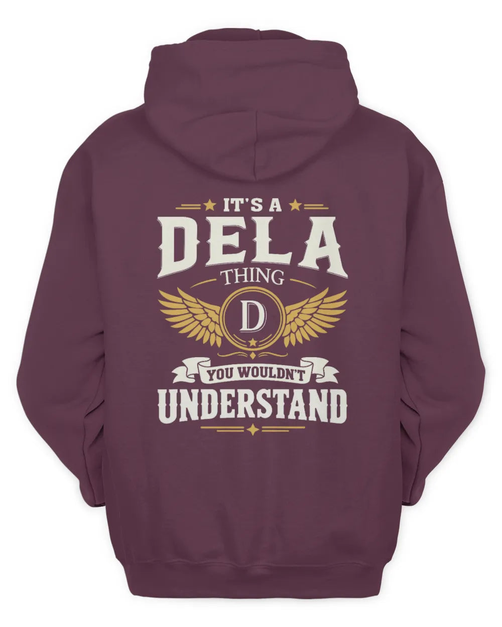 DELA KT06-M008 It’s a [NAME] Thing – You Wouldn’t Understand | Personalized Vintage T-Shirt - Unisex Hoodie - Maroon