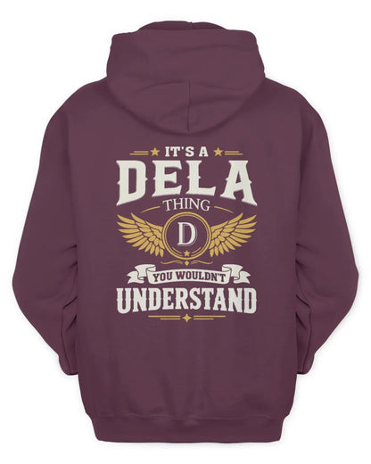 DELA KT06-M008 It’s a [NAME] Thing – You Wouldn’t Understand | Personalized Vintage T-Shirt - Unisex Hoodie - Maroon