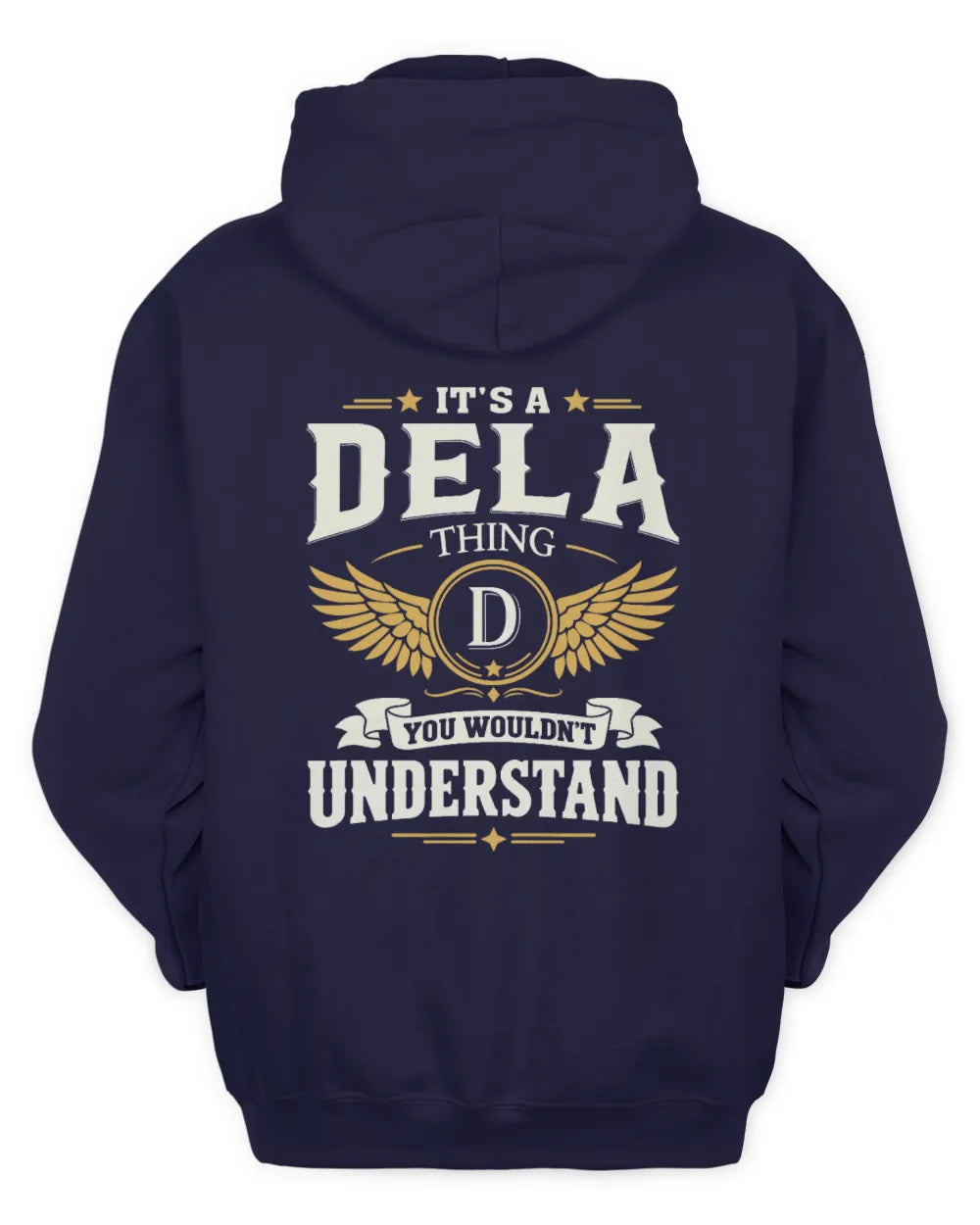 DELA KT06-M008 It’s a [NAME] Thing – You Wouldn’t Understand | Personalized Vintage T-Shirt - Unisex Hoodie - Navy