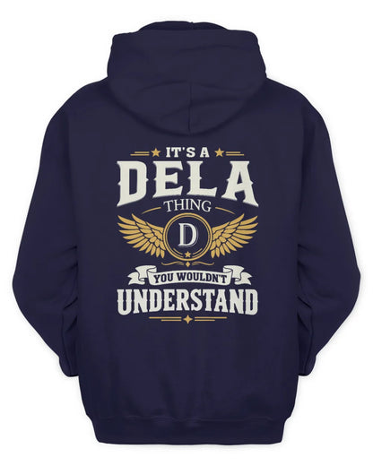 DELA KT06-M008 It’s a [NAME] Thing – You Wouldn’t Understand | Personalized Vintage T-Shirt - Unisex Hoodie - Navy