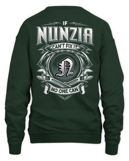 NUNZIA AP81-K4-626 - Personalized Ahmed Quote Apparel “If Ahmed Can't Fix It, No One Can” - Unisex Sweatshirt - Forest Green