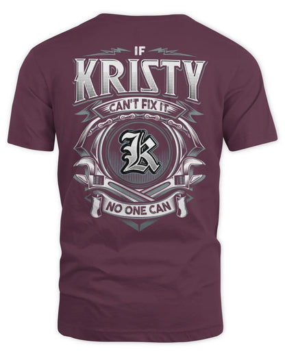 KRISTY AP81-K4-626 - Personalized Ahmed Quote Apparel “If Ahmed Can't Fix It, No One Can” - Unisex Standard T-Shirt - Maroon