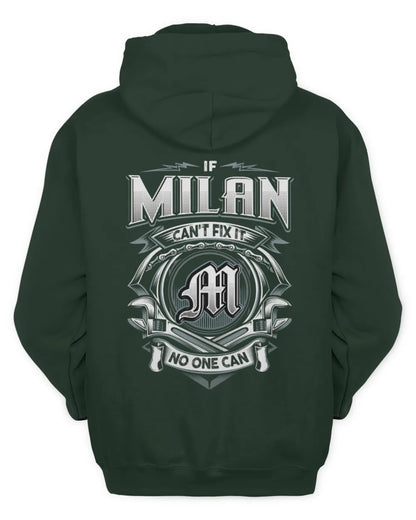 MILAN AP81-K4-626 - Personalized Ahmed Quote Apparel “If Ahmed Can't Fix It, No One Can” - Unisex Hoodie - Forest Green