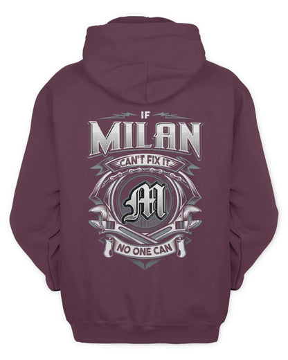 MILAN AP81-K4-626 - Personalized Ahmed Quote Apparel “If Ahmed Can't Fix It, No One Can” - Unisex Hoodie - Maroon
