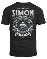 SIMON AP81-K4-626 - Personalized Ahmed Quote Apparel “If Ahmed Can't Fix It, No One Can” - Unisex Standard T-Shirt - Black
