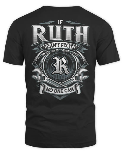RUTH AP81-K4-626 - Personalized Ahmed Quote Apparel “If Ahmed Can't Fix It, No One Can” - Unisex Standard T-Shirt - Black