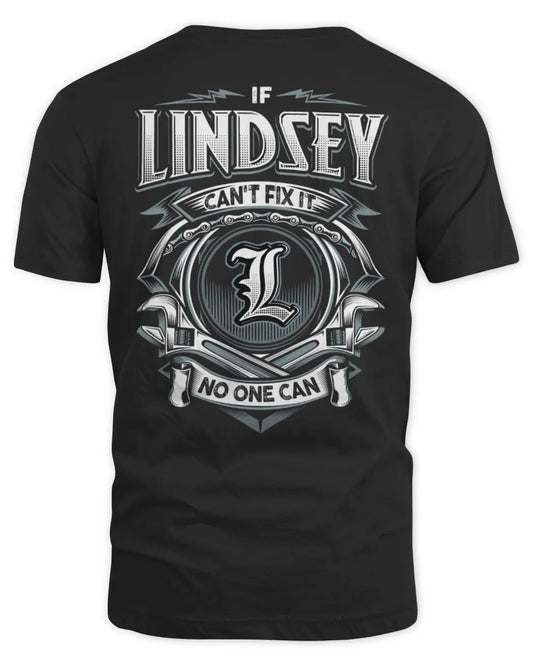 LINDSEY AP81-K4-626 - Personalized Ahmed Quote Apparel “If Ahmed Can't Fix It, No One Can” - Unisex Standard T-Shirt - Black