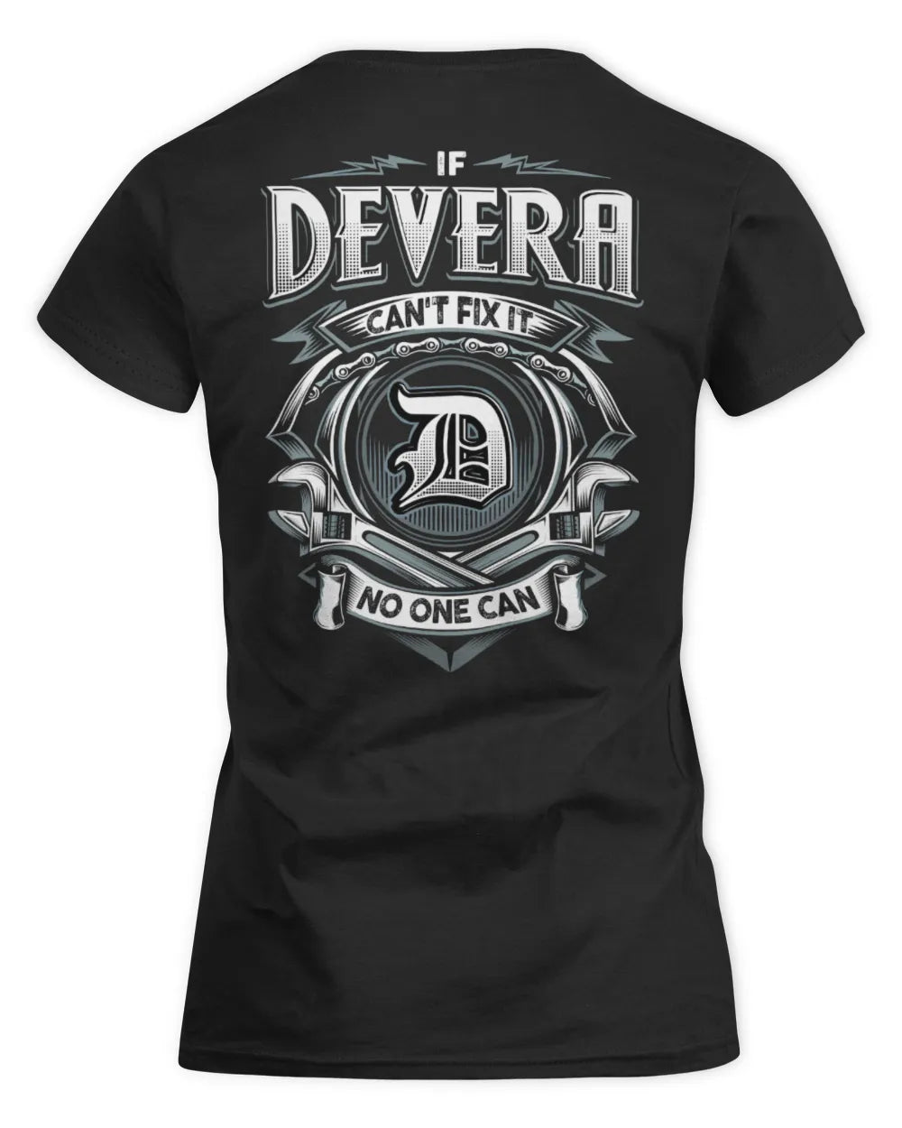 DEVERA AP81-K4-626 - Personalized Ahmed Quote Apparel “If Ahmed Can't Fix It, No One Can” - Women's Standard T-Shirt - Black