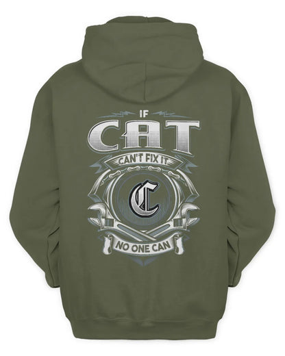 CAT AP81-K4-626 - Personalized Ahmed Quote Apparel “If Ahmed Can't Fix It, No One Can” - Unisex Hoodie - Military Green
