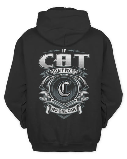 CAT AP81-K4-626 - Personalized Ahmed Quote Apparel “If Ahmed Can't Fix It, No One Can” - Unisex Hoodie - Black